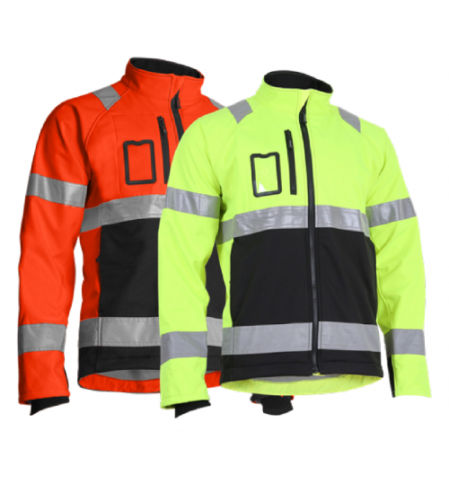 Hi-Vis Softshell Safety Jacket